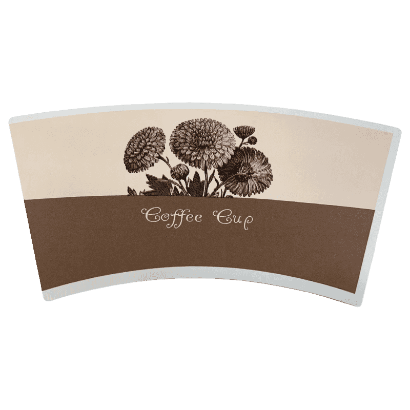 9oz Friendly Paper Cup Fan Fan For Drink