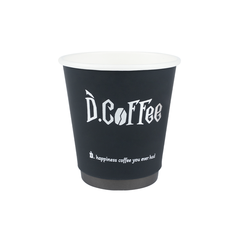 7oz Kekuatan Tinggi Pla Dilapisi Cetak Kopi Disposable Disposable