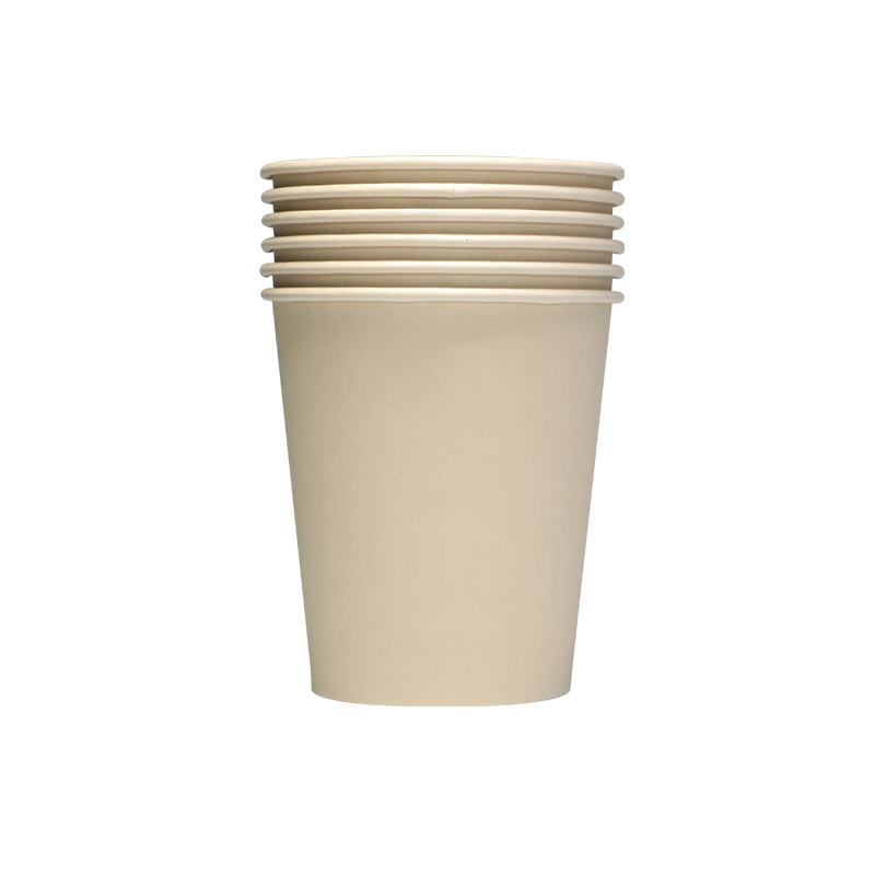7oz cangkir kertas kraft dicetak pla dicetak pla