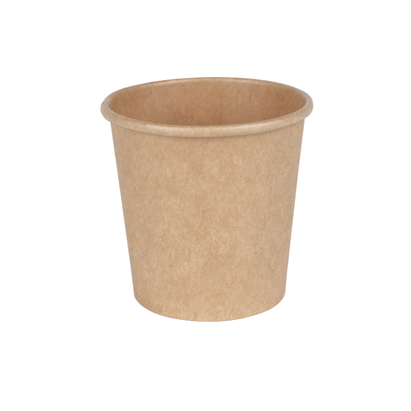 5 oz cangkir kertas kraft bebas plastik